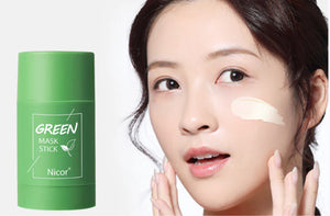 Cleansing Green Tea Mask Clay Stick Oil Control Anti-Acne